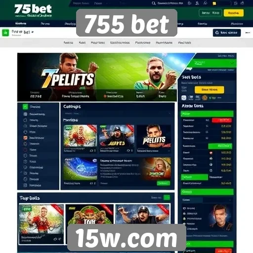 Avaliação de funcionalidades do site 755 bet